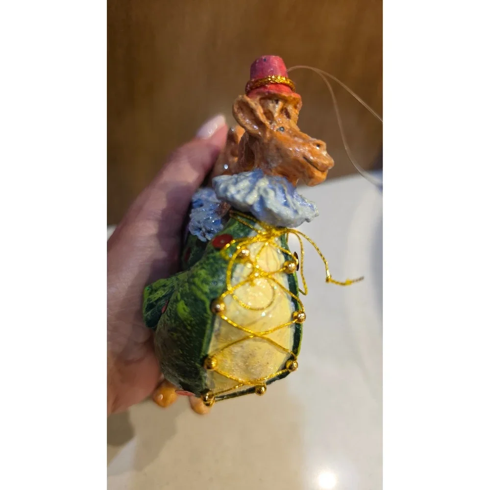 Whimsical Camel Christmas Ornament Hand Painted Festive Animal Dept 56